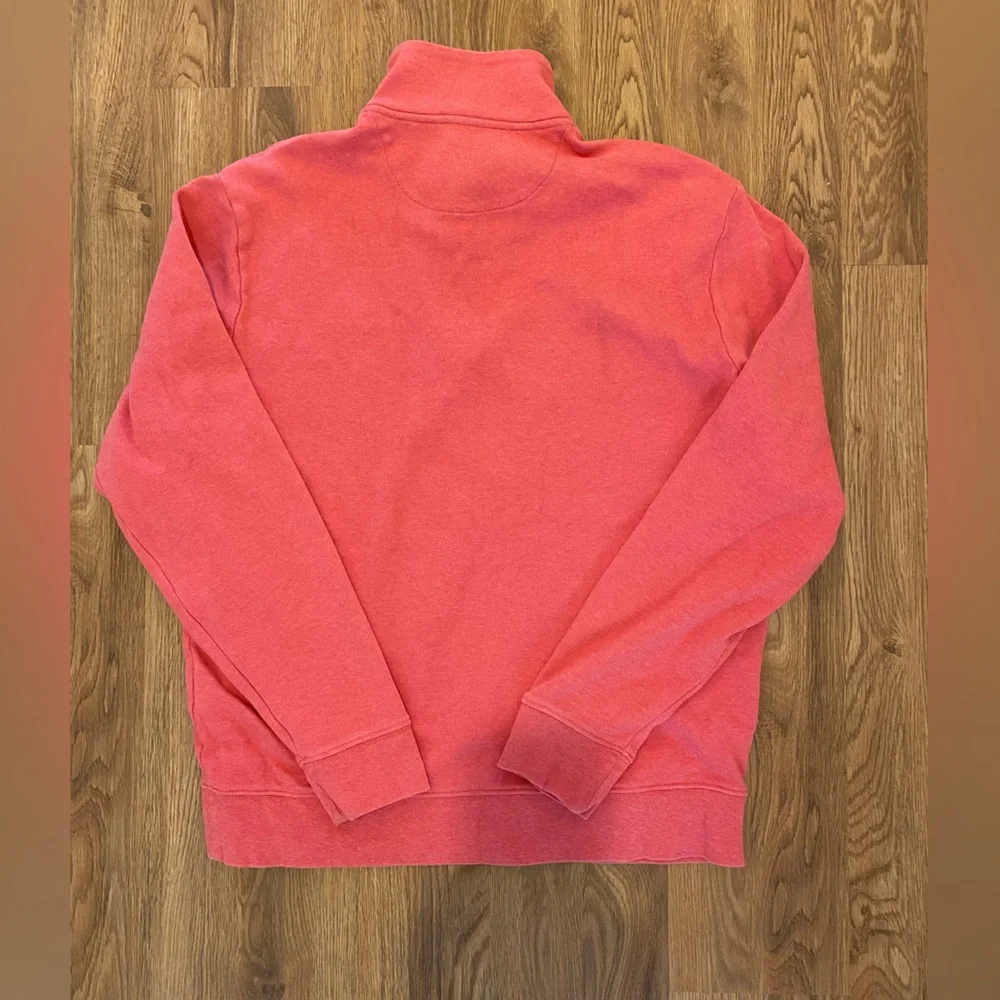 Vineyard Vines Red Quarter-Zip Pullover - Picture 2 of 4